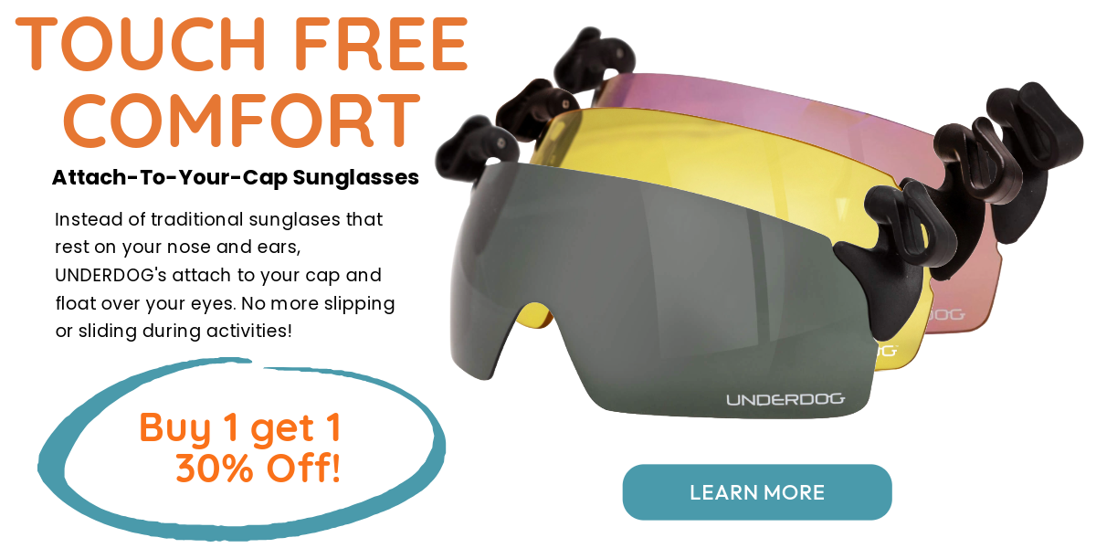 Touch Free Comfort Sunglasses by Underdog! 
